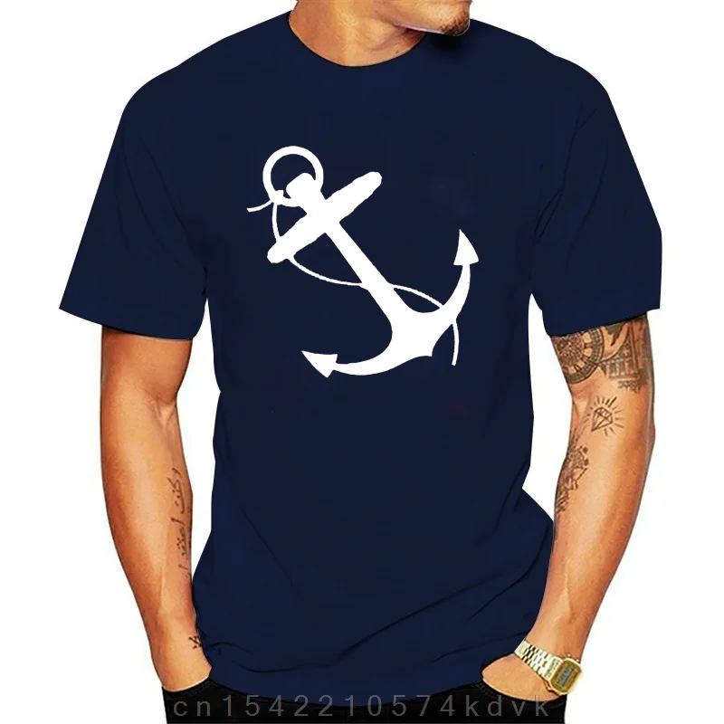 Back print Summer Fashion T-SHIRT Sailor Ship Ocean Sea Beach Sails Shoulder Summer  Men Clothing