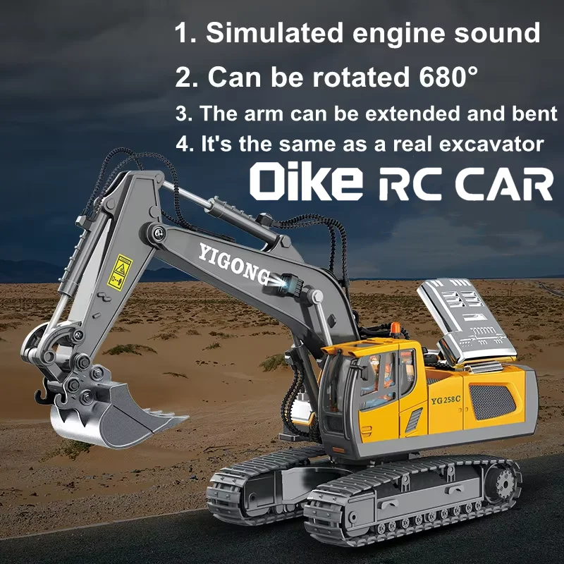 4WD Remote Control Excavator D - Heavy Equipment Games recension och pris