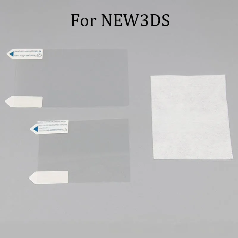 1 مجموعة طبقة رقيقة واقية واضحة ل NDS DSi NDSi XL LL NDSL DS لايت أعلى + أسفل LCD حامي الشاشة ل 2DS 3DS XL LL جديد 3DSLL 3DSXL