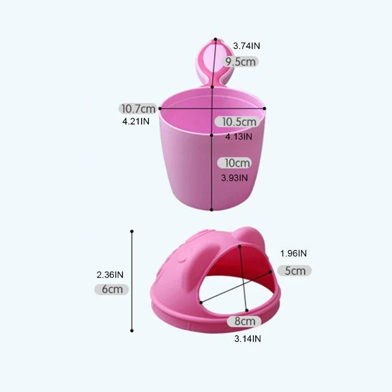 Новый мультяшный детский ополаскиватель для детской ванны с водопадом, детский шампунь, чашка для полоскания ванны, душа, мытье