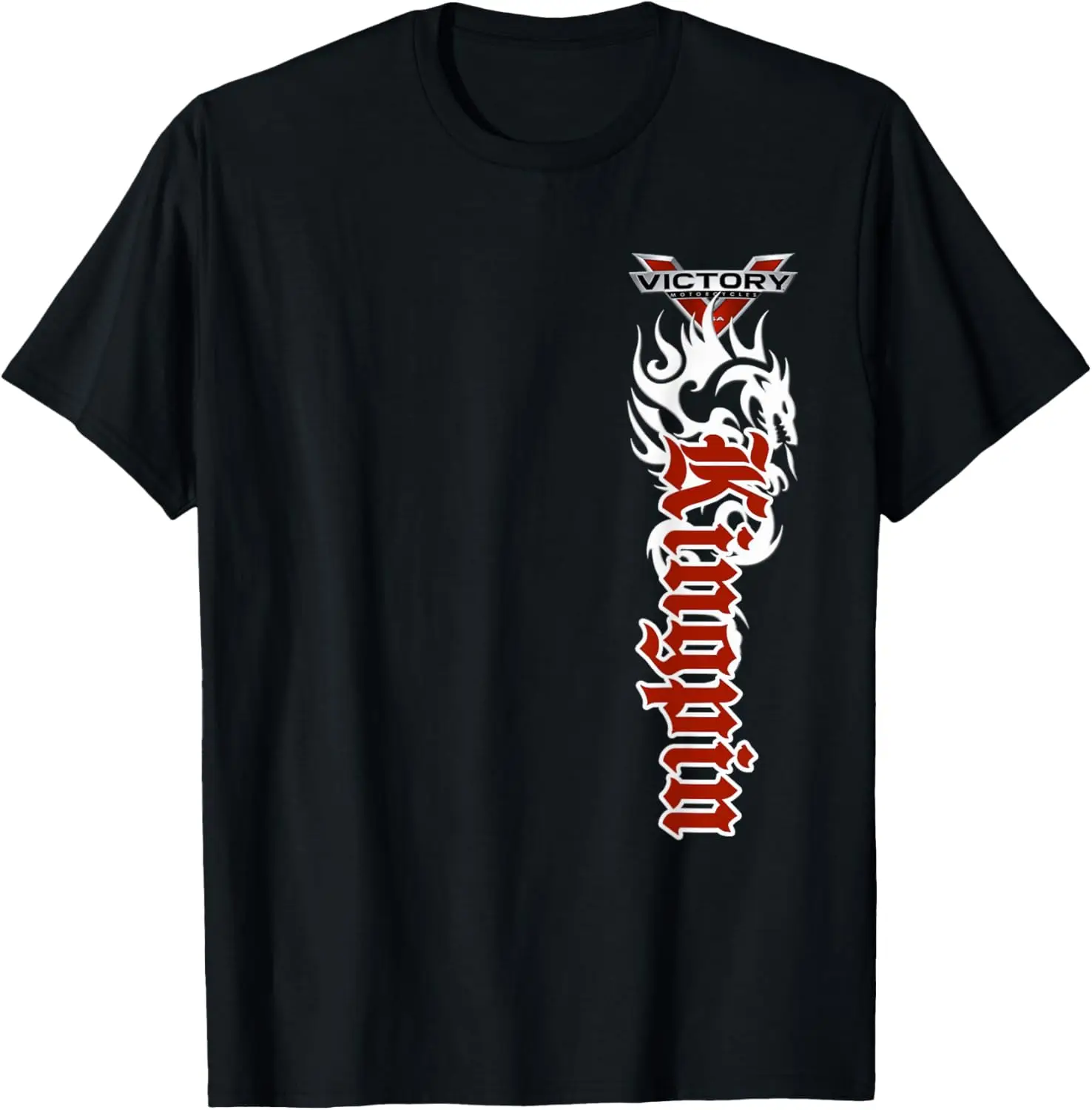 

The latest t-shirt - Kingpin Tribal Motorcycle T-Shirt - Men's Black Small Classic Fit Short Sleeve Cotton Polyester T-Shirt