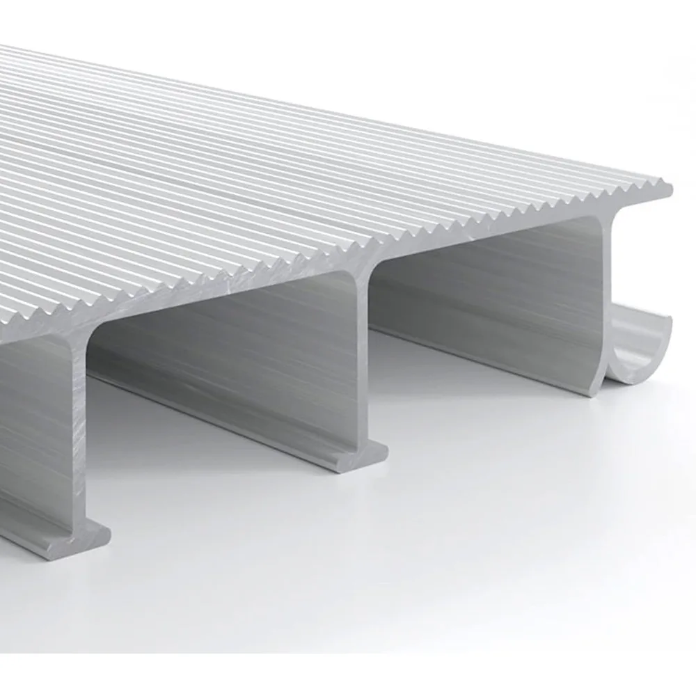 Rampit USA Empower Series Rampa semi-portátil para cadeira de rodas de alumínio de 36 polegadas de largura com pernas (rampa e corrimãos, 72 polegadas)