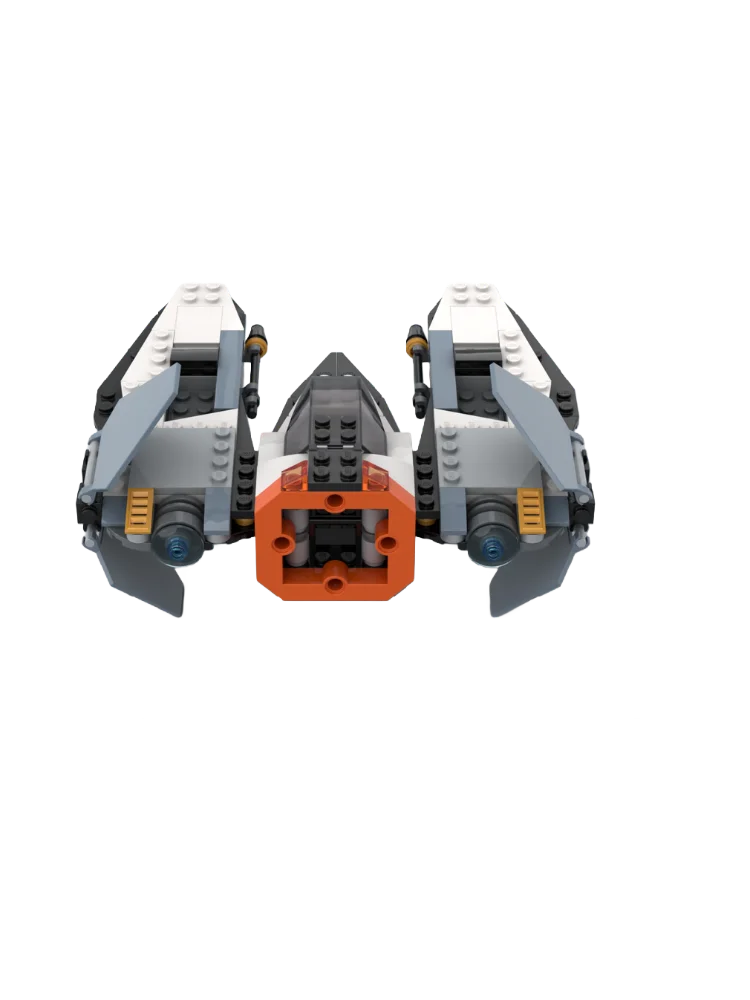 Set di blocchi di costruzione Space Interceptor MOC-239016 guerra spaziale Fantascienza guerra militare modello di astronave regalo di Natale