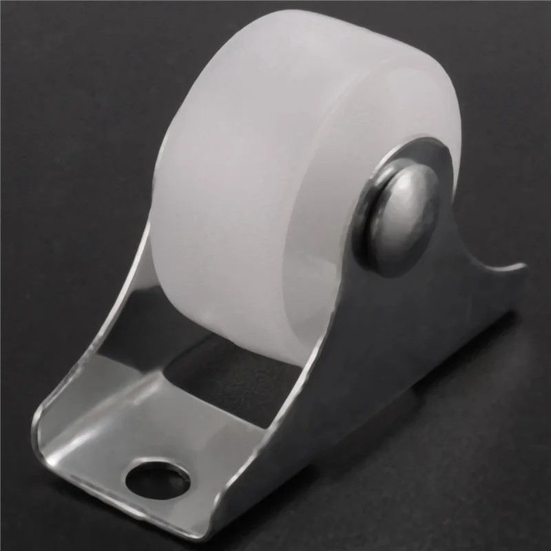 

ABUF-24 Pcs White Plastic 25Mm Diameter Furniture Replacement Caster Wheel