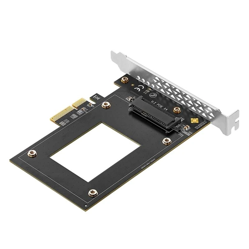 محول PCIE Riser X16to U.2 SFF-8639 PCIe U.2 SSD إلى بطاقة PCI E Riser، 7000 ميجابت في الثانية لـ 2.5 بوصة NVMe SSD