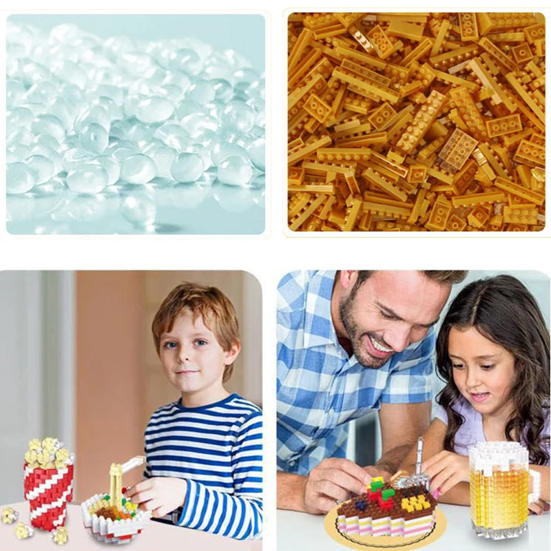 Mini Building Blocks Moc Cake Lollipop Micro Particle Diamond Building Blocks DIY Fun Puzzle Assembly Kids Toys Holiday Gifts
