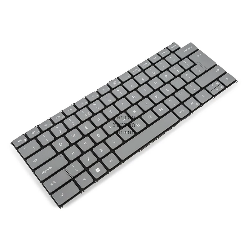 

UK ENGLISH Light Grey Backlit Keyboard 0K5DJX For Dell Vostro 5320 Inspiron 5310 5320 5410 5415 5418