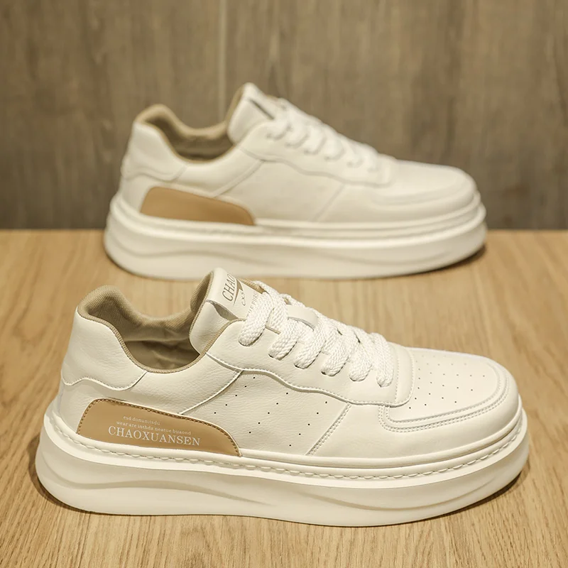 

2025 Men's New Autumn White Sneakers - Breathable Casual Shoes, Couple Style, Trendy & Best Selling