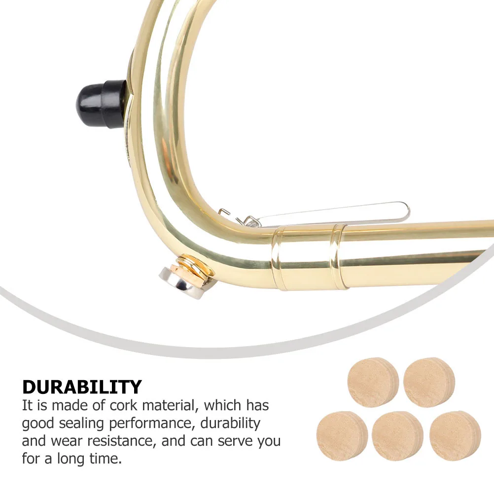 

10 Pcs Water Release Key Plug Corks Trumpet Trombone Repairing Pads Instrument Parts Music