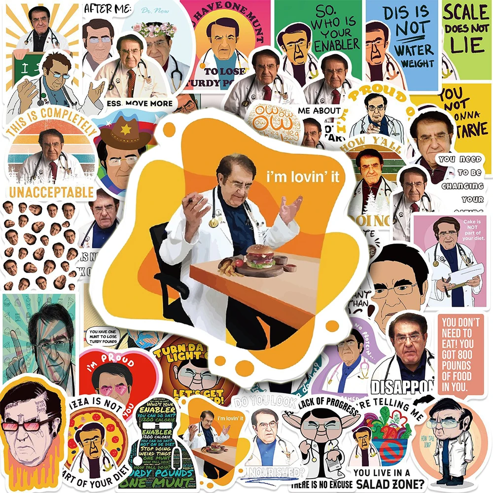 

10/30/50pcs Funny Doctor Dr Now MEME Stickers Cartoon DIY Decal for Suitcase Guitar Luggage Stationery Cool Graffiti Sticker Toy