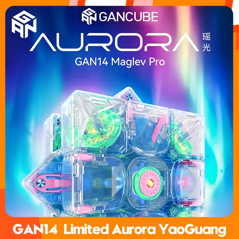 GAN14 Limited Aurora YaoGuang 14 maglev pro flashiip 3x3x3 magic cube