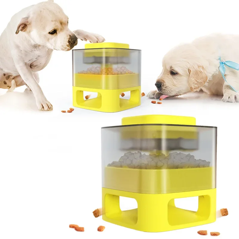 

Pets Feeder Dog Toys Slow Eating Bloat Stop Food Plate Interactive Cat Anti Skid Food Leakage Toy Push Puzzle Home Dogs Product