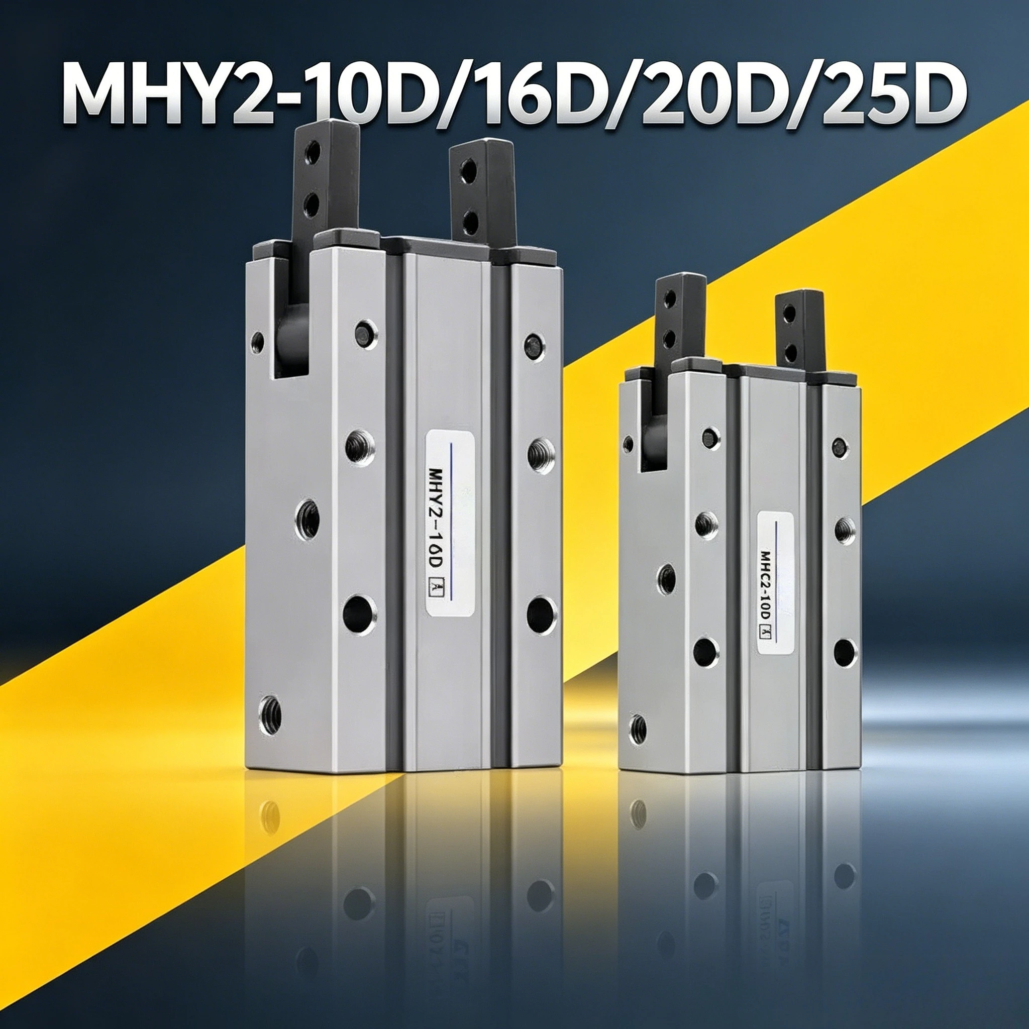 Pneumatic Gripper NEW Original Air D2 Aluminium Clamps Finger Cylinder MHY2 MHY2-10D MHY2-16D MHY2-20D MHY2-25D