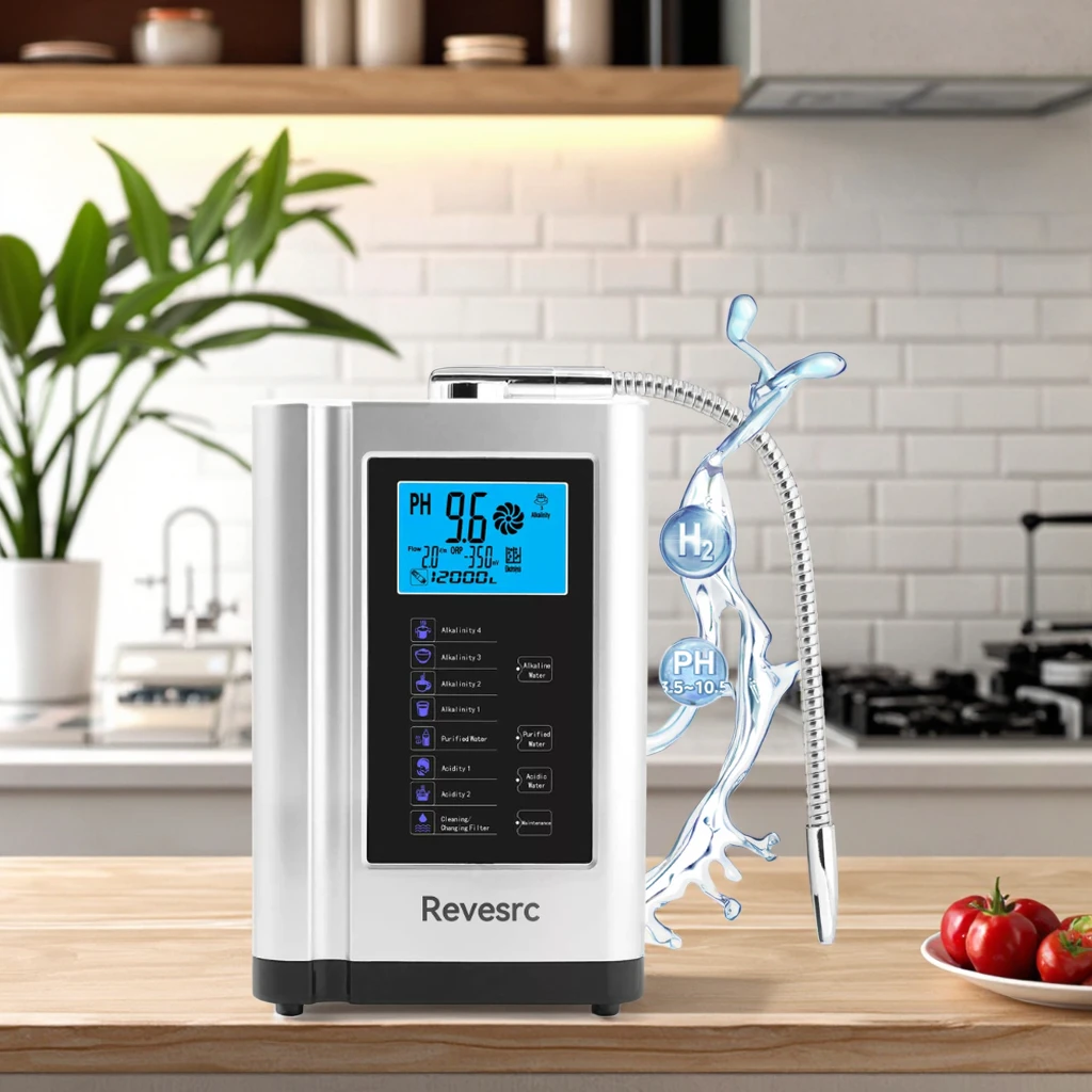 Upgraded Alkaline Water Machine for Stronger Electrolysis Effortlessly Get pH 10.5 Alkaline Water pH 3.5 Acidic Water