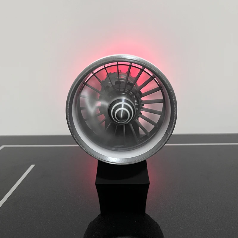 23CM Battery Powered Turbofan Engine Model  Exquisite Miniature Turbofan Engine Toy