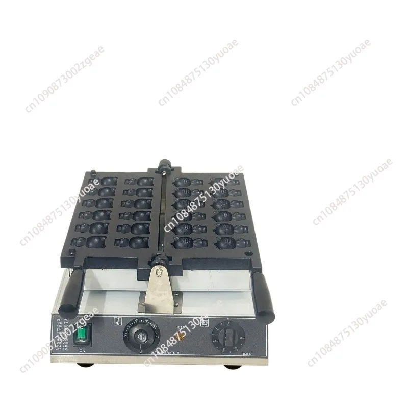 Commercial Electric Kitty Cat Waffle Maker Cartoon Little Cat Waffle Machine Snack Food Equipment