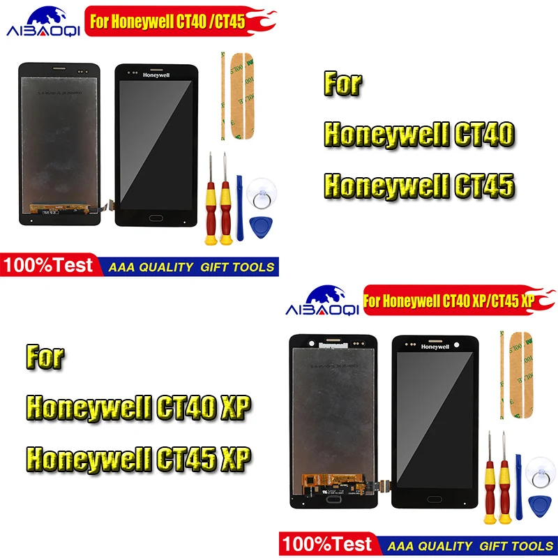 Новый сенсорный экран для Honeywell CT40 XP CT45 XP, запасные части для дигитайзера ЖК-дисплея, бесплатный подарок, инструменты Новый сенсорный экран для Honeywell CT40 XP CT45 XP, запасные части для дигитайзера ЖК-дисплея, бесплатный подарок, инструменты