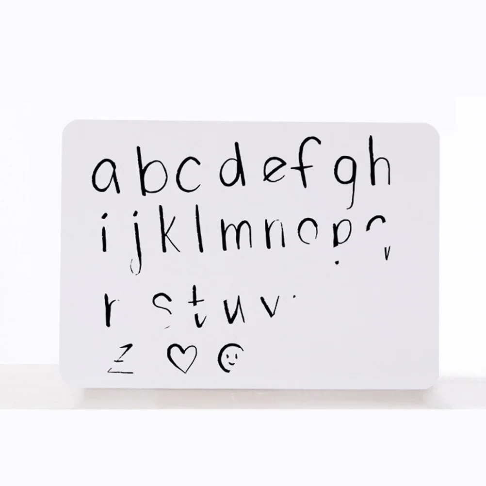 

4pcs Double Sided Dry Erase Boards Mini Whiteboards Plain Writing Space Student Teacher Home School Office