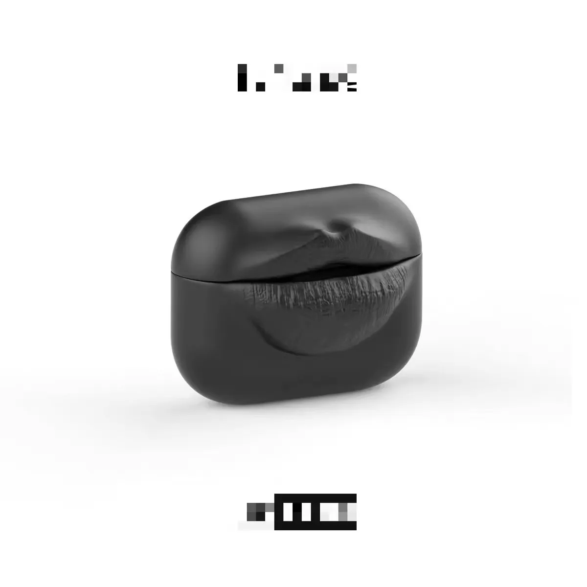 เคสหูฟังแบบลิปนุ่ม เหมาะสำหรับหูฟังไร้สายบลูทูธของแอปเปิล เคสหูฟังแบบปาก ซิลิโคนป้องกันหูฟัง