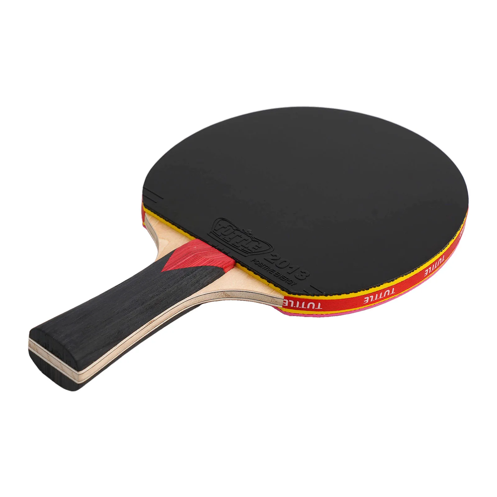 Table Tennis Bat with FL Long Handle and 7 Ply Wood Construction for All Round Play and Consistent Ball Contact