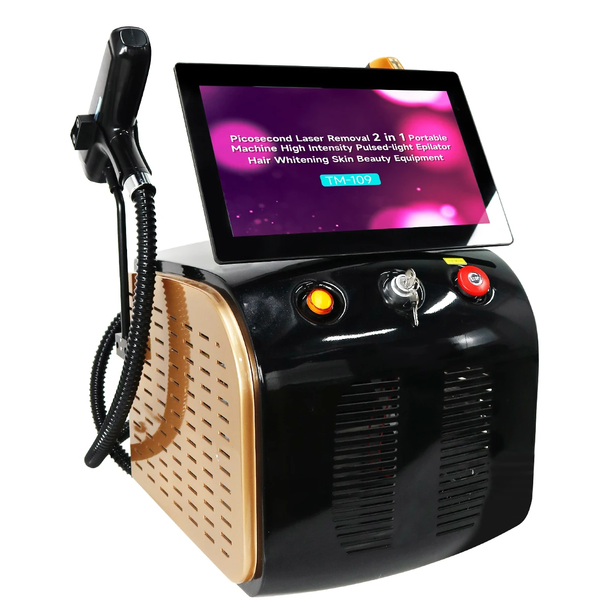 مصنع حقيقي 2 في 1 آلة إزالة الشعر بالليزر ديود آلة إزالة الشعر بالليزر Nd Yag Pico آلة إزالة الوشم بالليزر