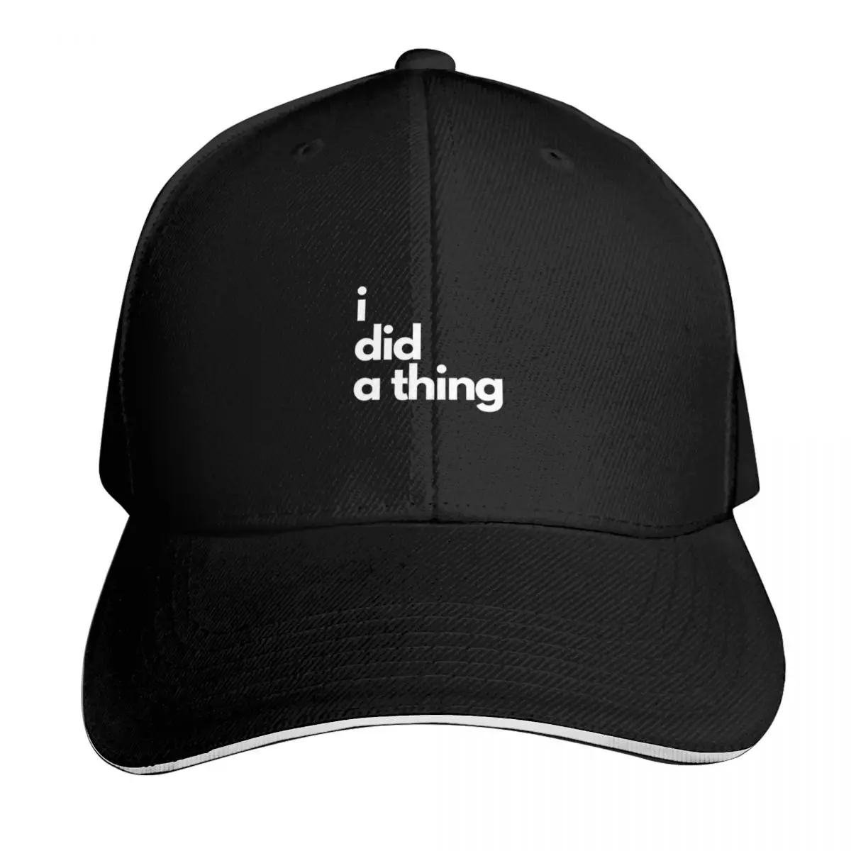 

I DID A THING Baseball Cap Fishing cap Vintage Beach Beach Outing Women's 2025 Men's