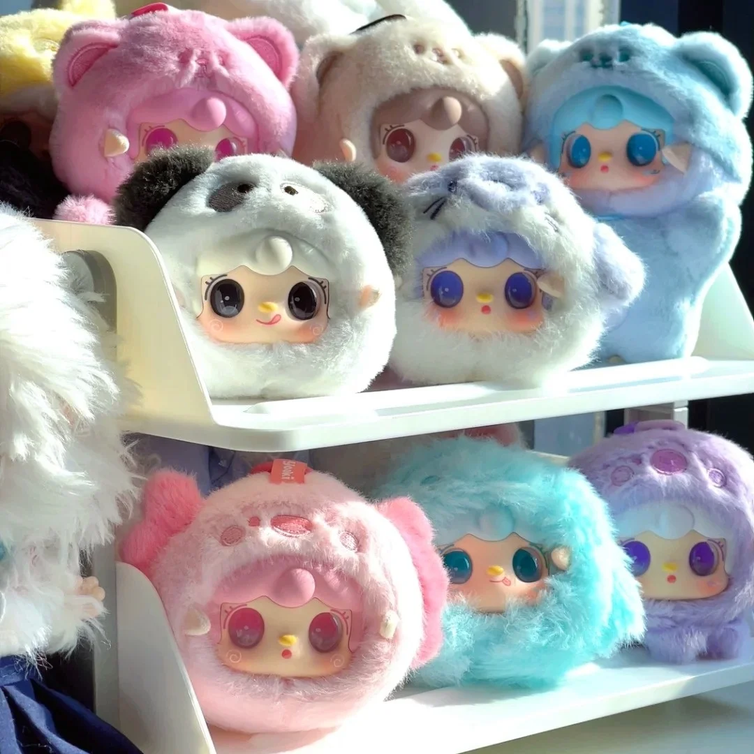 

In Stock Genuine Yooki V6 Mini Sea Baby Series Blind Box Plush Vinyl Doll Kawaii Bag Decoration Pendant Tide Play Gifts