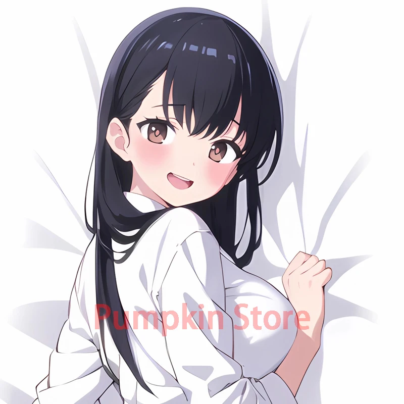 Dakimakura anime Anna Yamada (The Dangers in My Heart) Double-sided Print Life-size body pillows cover Adult pillowcase