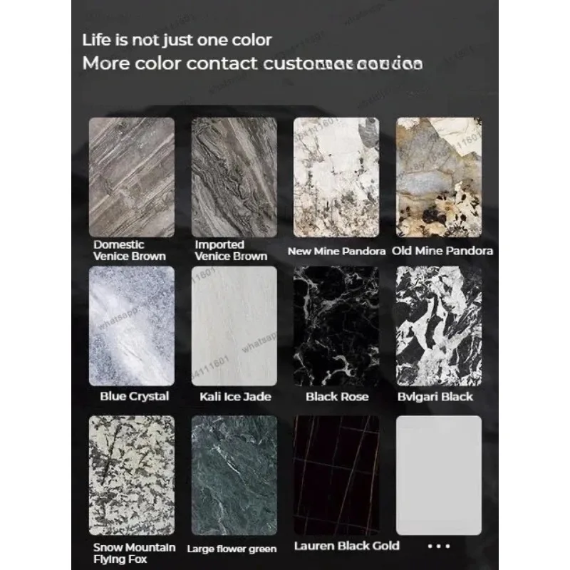 Art Centerpiece For Elegant Living Room & Airbnb Round Coffee Table - Premium Marble Tea Table, Designer