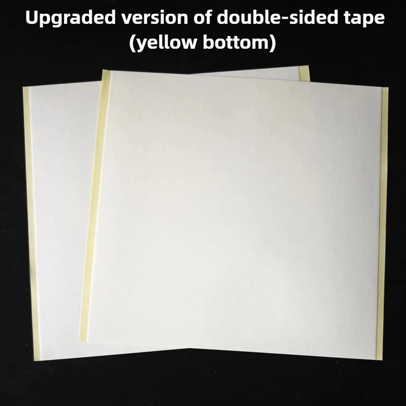 XVT تنس الطاولة ورق لاصق على الوجهين بينغ بونغ المطاط الغراء ورقة سهلة الاستخدام لاصق لمضرب بينغ بونغ 1/2/4/10 قطعة #4