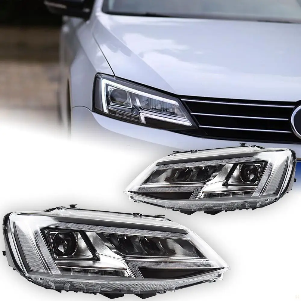

Передние фары для VW Jetta MK6 2012-2018, автомобильные аксессуары