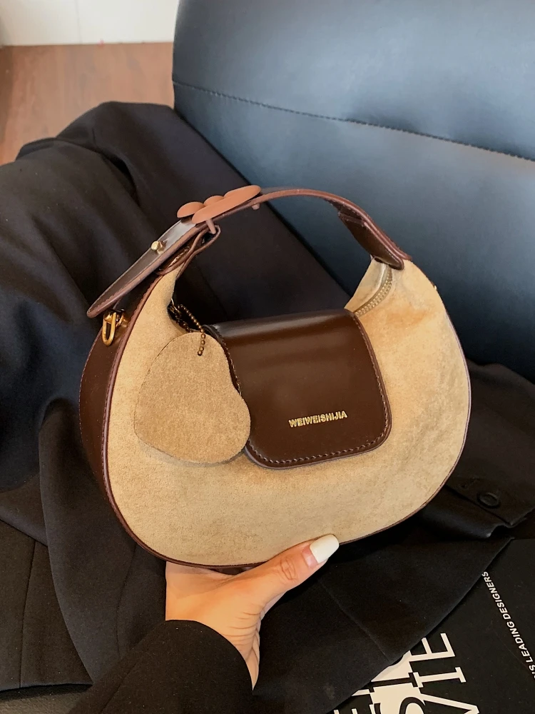 

Стильная женская сумка-кроссбоди Faionable Dumpling, повседневная корейская сумка через плечо из полиэстера