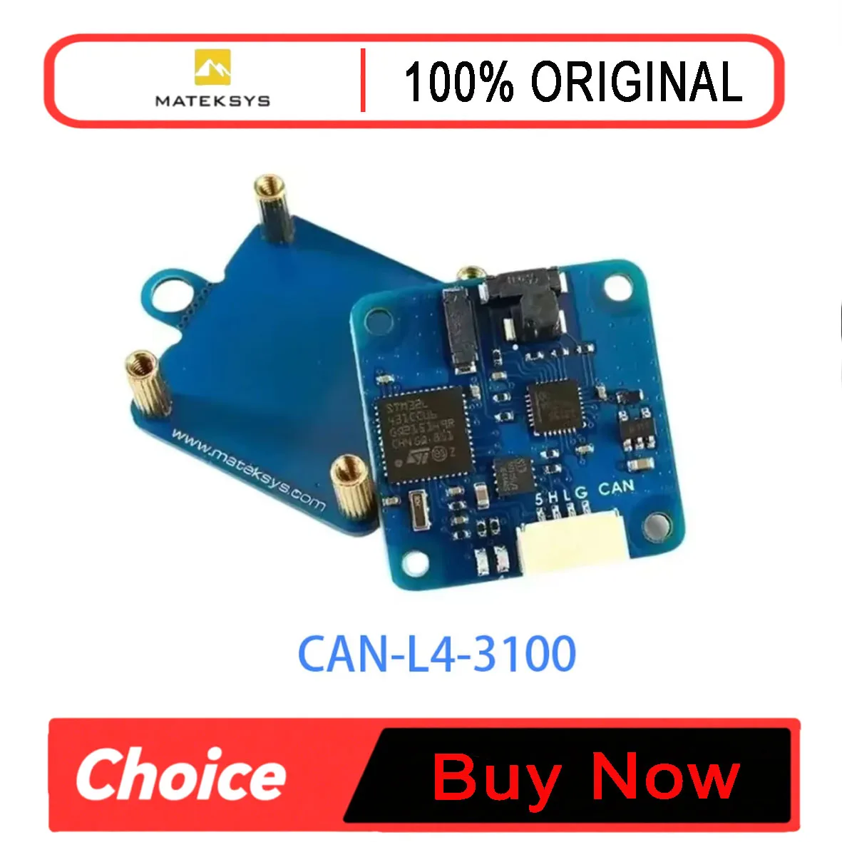 Matek 2025 New CAN-L4-3100: AP_PERIPH DroneCAN Magnetometer (RM3100) for RC Aircraft & DIY Projects - CAN Bus Protocol