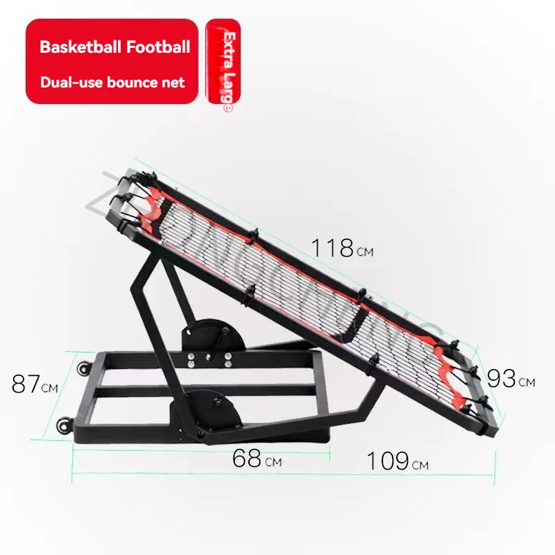 Football rebound net rebound net shooting training rebound board adult children passing and receiving single player auxiliary tr