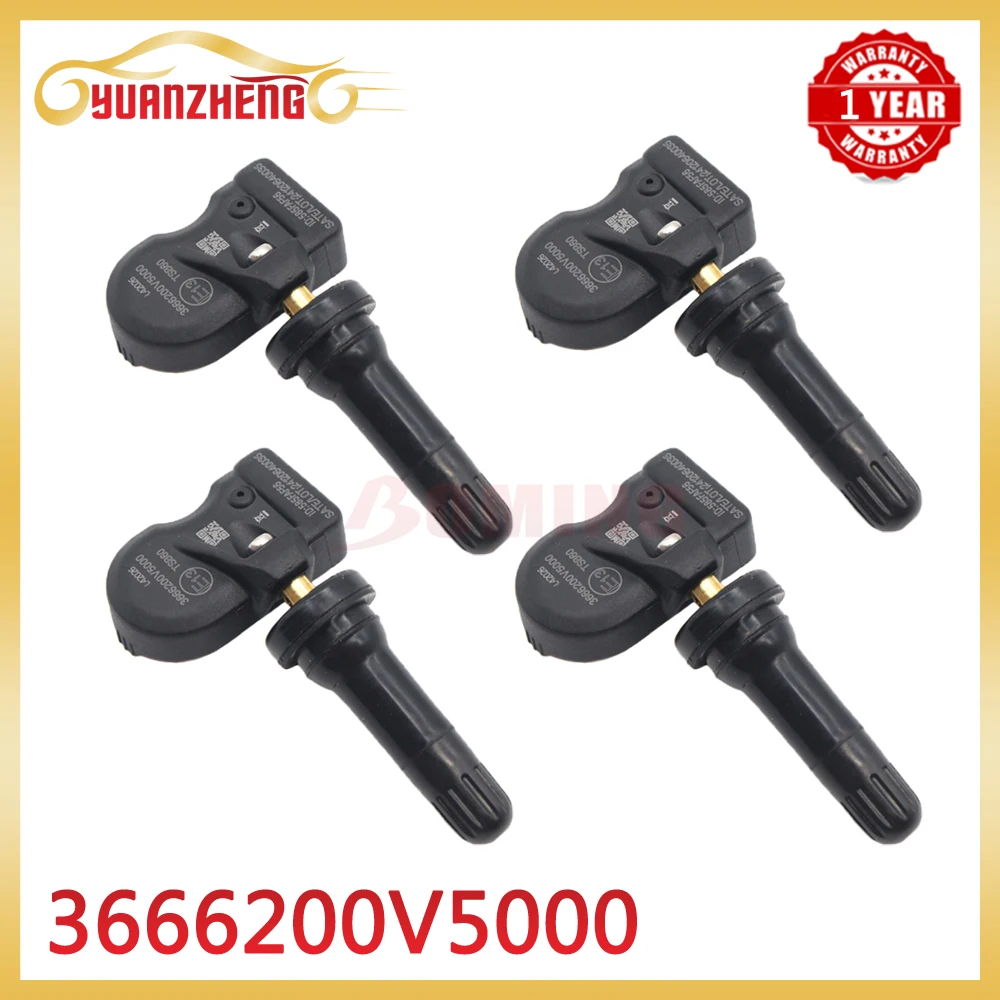 3666200V5000 TPMS Tire Pressure Monitor Sensor For JAC iEV6E iEV7 iEV7S iEVA50 iEVS4 T6 Refine E4/M3/M4/R3/S2 Sehol E20X/E40X