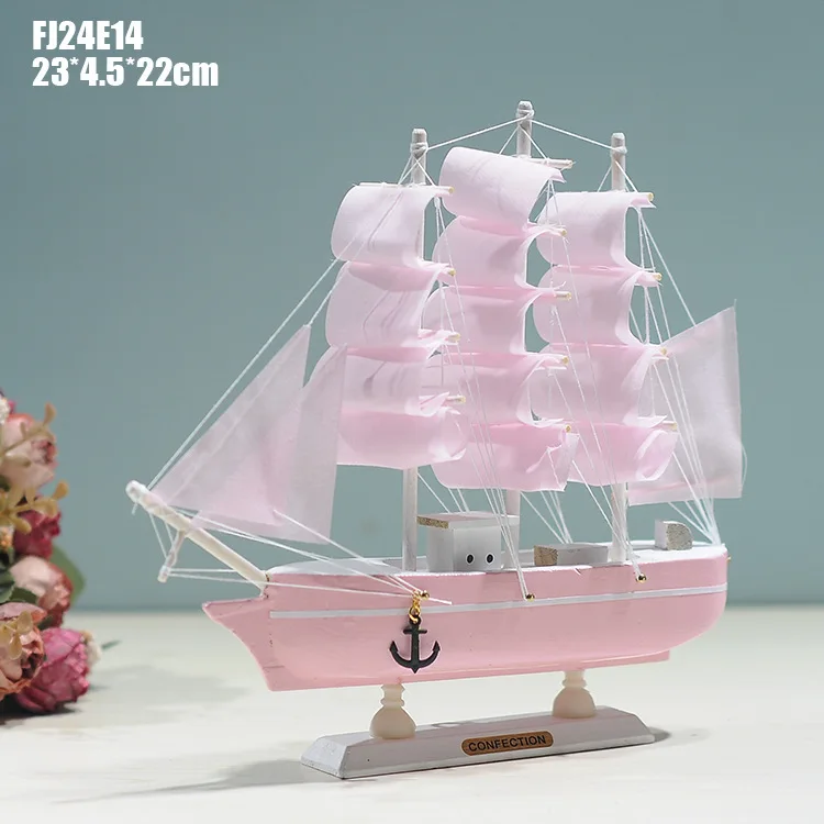 DIY Wooden Scale Model Ship Assembling Building Kits    Sailboat Toys Sailing  Assembled  Kit Kid Gift