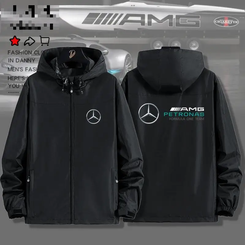 

Mercedes BenzAMGCar Jacket 3-in-1 Coat Modified Auto Repair4SShop Workwear Men's Jacket