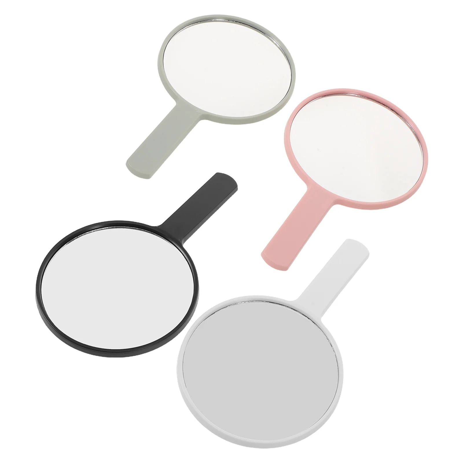 4 قطع مكياج مضاد للضباب، مرآة زينة محمولة باليد للسفر، مرآة مدمجة للمحفظة، الحمام،
