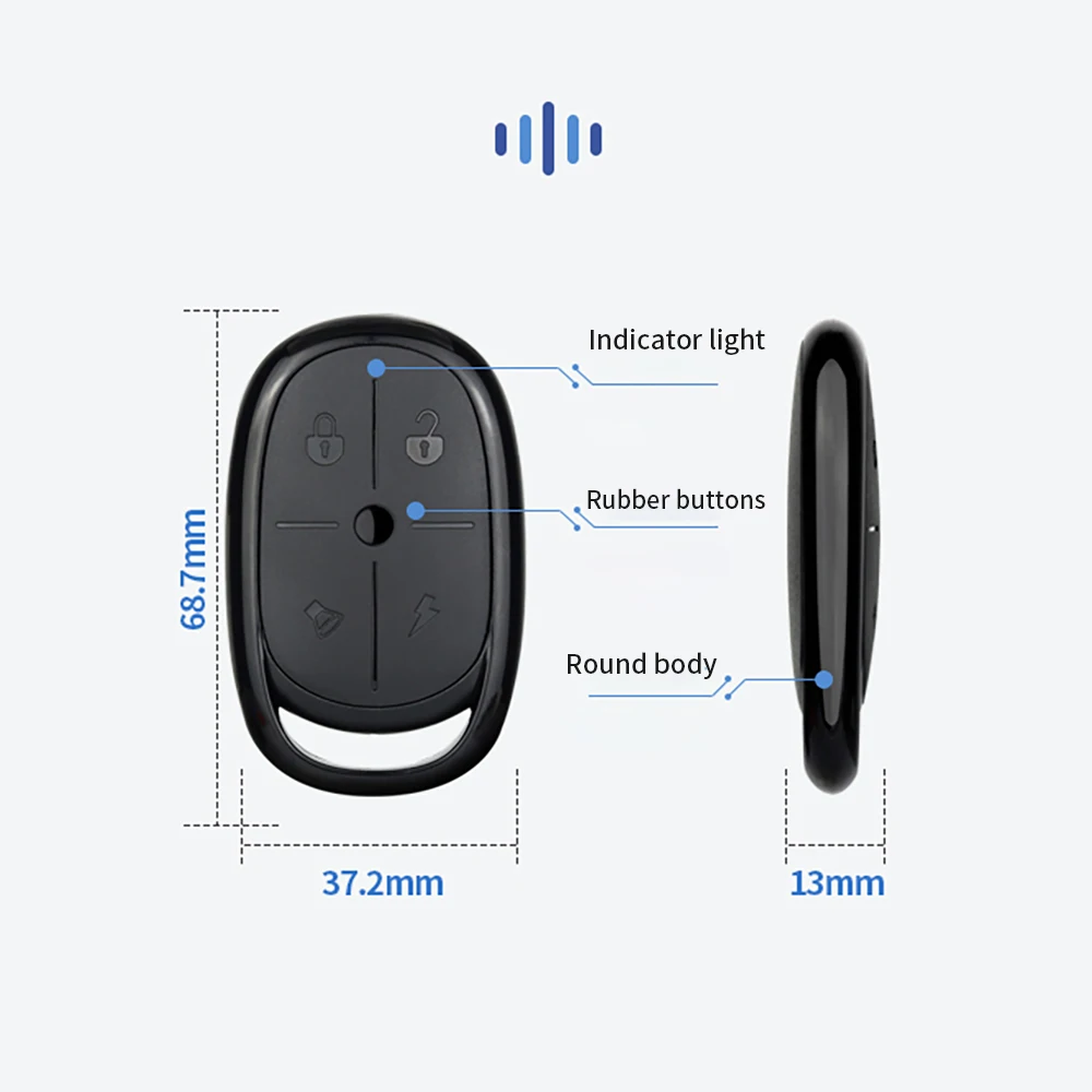 kebidum 433 MHz 315 MHz turtle shell copy remote control with SA901B master control chip Support online programming