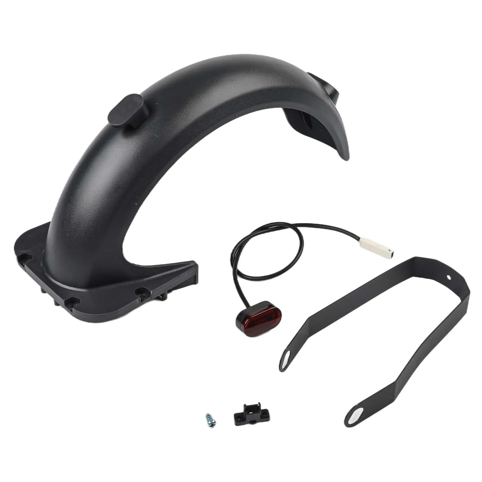 لـ Ninebot Max G30 طقم واقي الطين الخلفي المتوافق مع دعامة الضوء الخلفي تصميم مقاوم للماء والغبار لركوب الليل الآمن #6