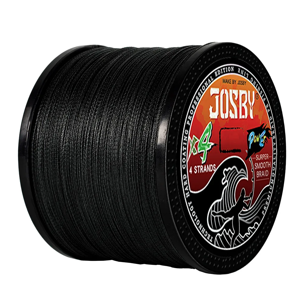 JOSBY Braided Fishing Line 4 Strand 1000M 500M 300M 100M  Carp PE Wire 8LB-80LB Japanese Sea Saltwater Cord