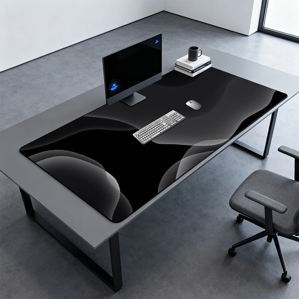 

Gaming Rug Black Office Accessory Mats 180x90 Rubber Mat Office Decor Huge Mouse Pad Mousepad 1200x600x5mm Very Large 1600x600