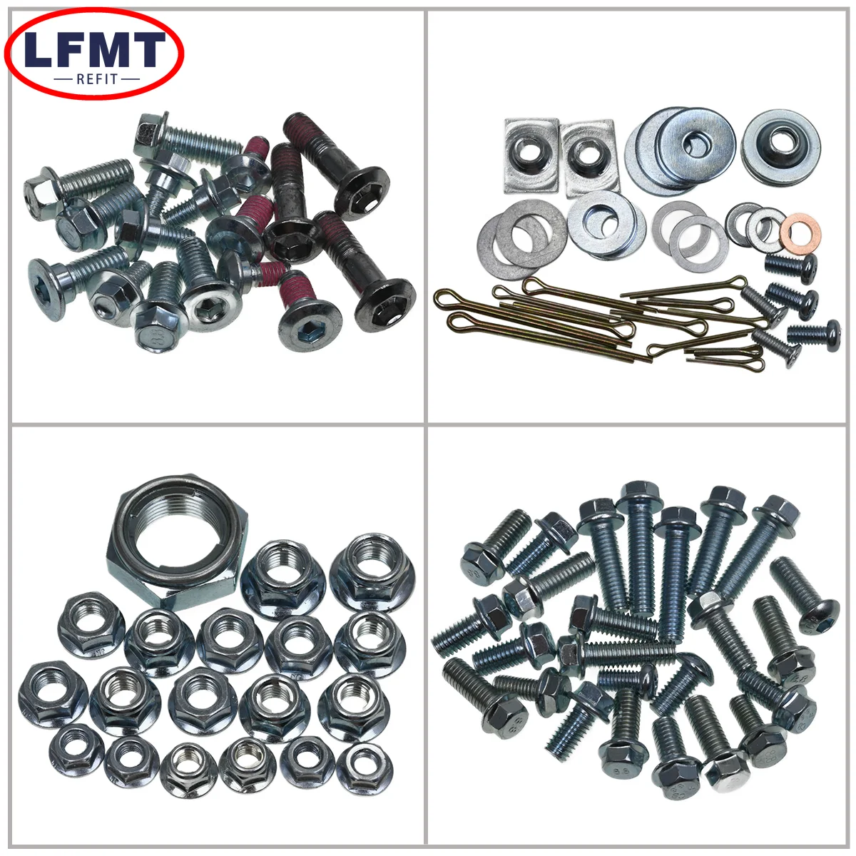 Motorcycles Fairing Fender Screw Bolt Kit Fastener Set For Kawasaki 80 85 100 125 250 450 KX KLX KX250 KX450 250F 450F 2003-2025
