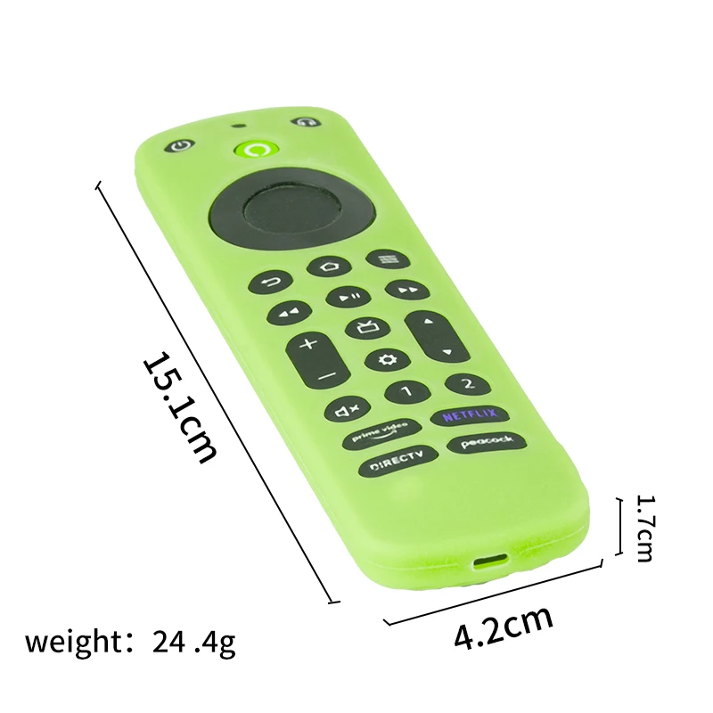 1 Piece New Luminous Silicone TV Remote Protective Case For Amazon Fire TV Alexa Voice Remote Pro Glowing In The Dark