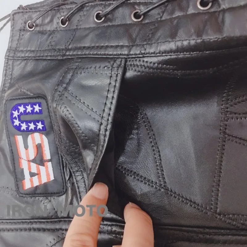 NEW Motorcycle Vests Men Cafe Moto Street Jacket Leather Riding Vest Embroidered Eagle Pattern for Cruiser Chopper Motorcycle view 6