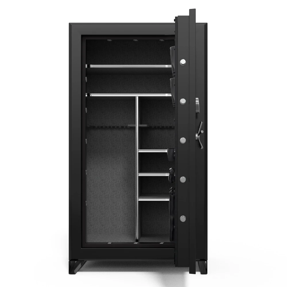 Solid Steel Electronic Digital Lock Fireproof Gun Safe for Home Safety with Five-Spoke Handle-Wholesale