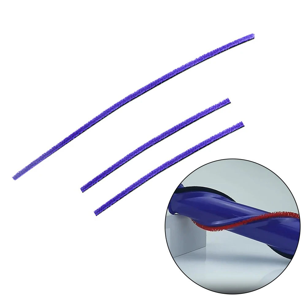 12pcs Soft Plush Strips For V6 V7 V8 V10 V11 Vacuum Cleaner Roller Head Parts Vacuum Cleaner Accessories