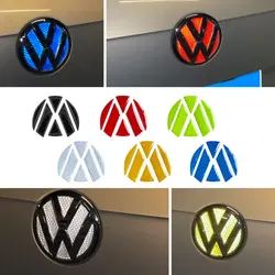 Auto Exterior Decorative Sticker Car Tail Trunk Lid Emblem Decals Car Styling For Jetta B6 GOLF 4 5 6 7 Tiguan Polo Accessor