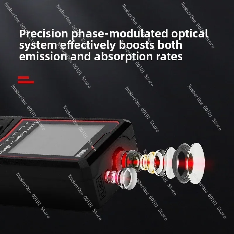 Smart laser distance meter 50/70/100m handheld infrared rangefinder for home measurement