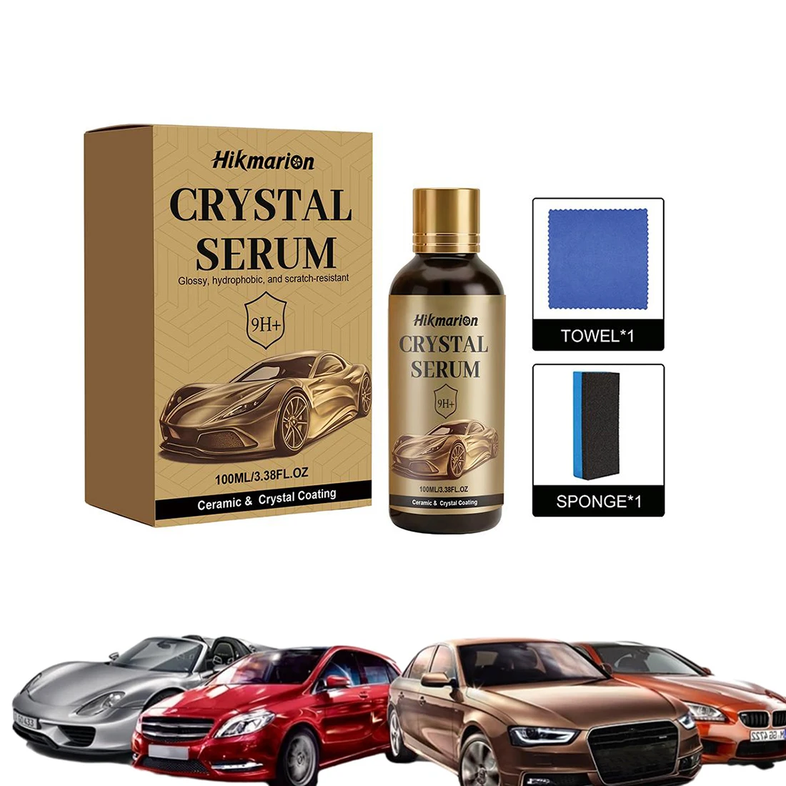 100ML Crystal Coating for Car Plastic Parts, Car Plastic Plating Refurbishing Agent, Car Plastic Restorer Ceramic Coating Agent